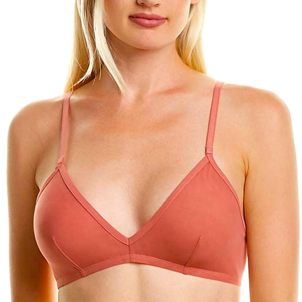 commando Chic Mesh Triangle Bralette